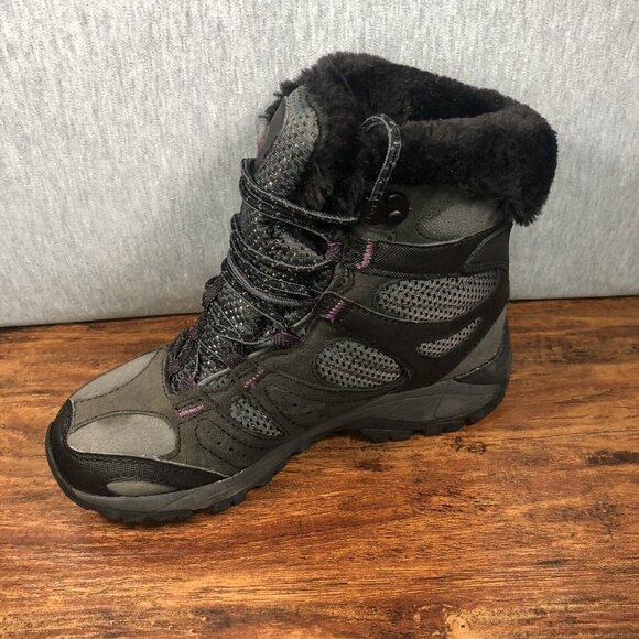 Merrell Womens Size 6.5 Kiandra Black Waterproof 200g Winter Hiking Boots - Picture 5 of 9